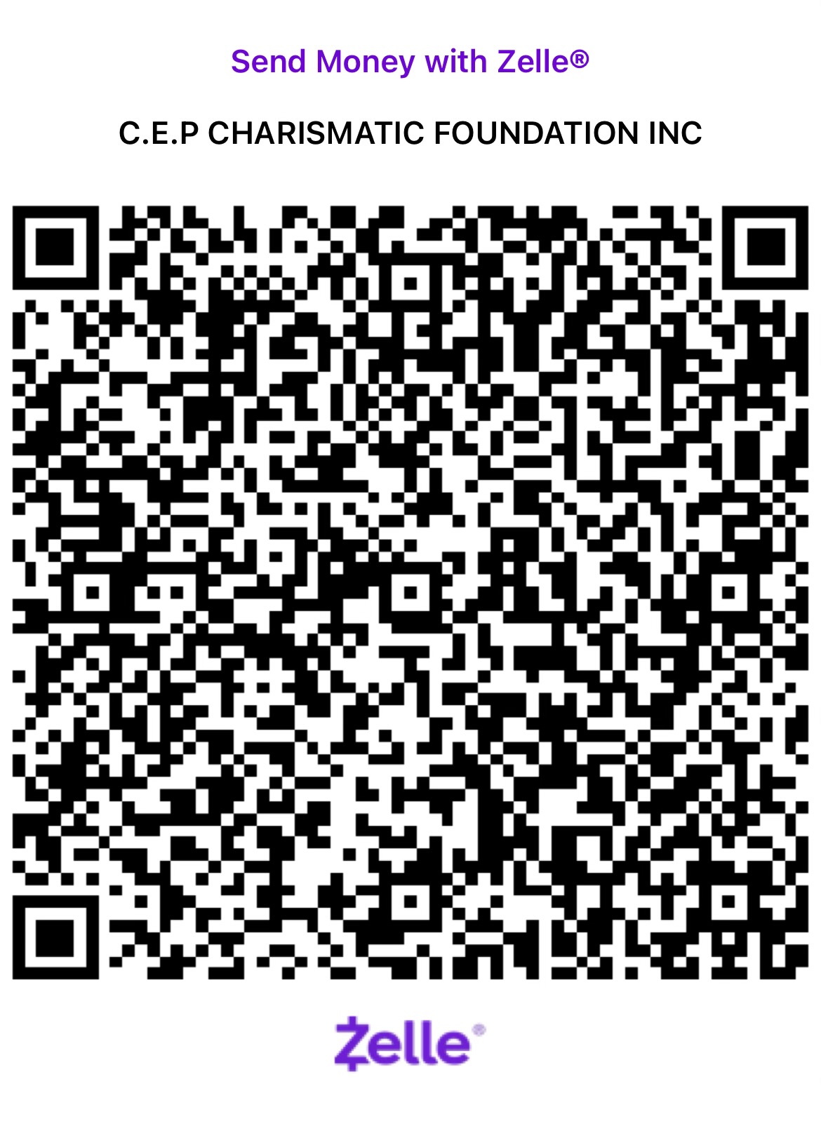 Zelle QR code